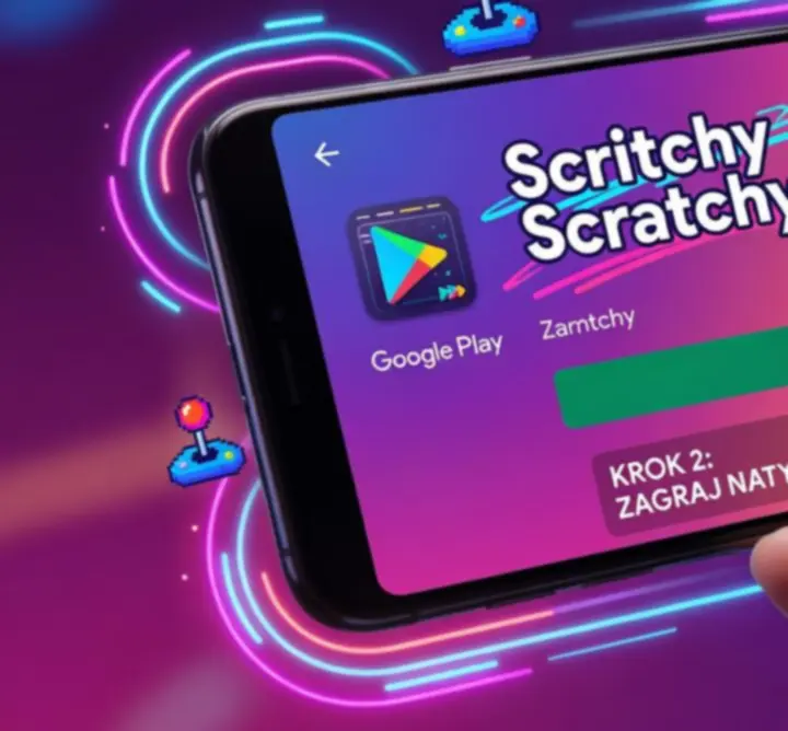 Krok po kroku jak pobrać Scritchy Scratchy z Google Play na telefon